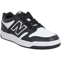 kengät Tennarit New Balance 480 Cuir Textile White Black Valkoinen