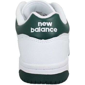 New Balance 480 Cuir Homme White Green Valkoinen