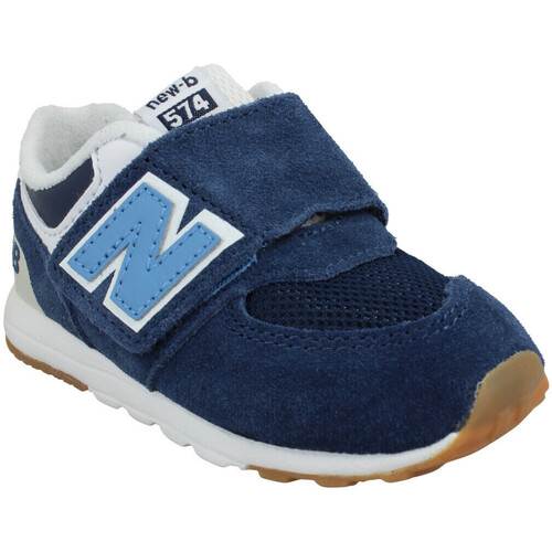 kengät Lapset Tennarit New Balance 574 Velours Toile Enfant Navy Blue Sininen