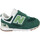 kengät Lapset Tennarit New Balance 574 Velours Toile Enfant Green Vihreä