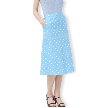 vaatteet Naiset Hame Compania Fantastica COMPAÑIA FANTÁSTICA Skirt 11021 - Polka Dots Sininen