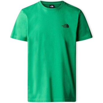 vaatteet Miehet T-paidat & Poolot The North Face Simple Dome T-Shirt - Optic Emerald Vihreä