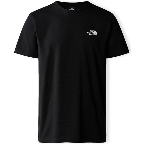 vaatteet Miehet T-paidat & Poolot The North Face Simple Dome T-Shirt - Black Musta