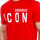vaatteet Miehet Lyhythihainen t-paita Dsquared S79GC0001-S23009-307 Punainen
