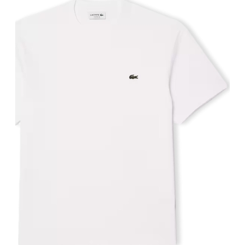 vaatteet Miehet T-paidat & Poolot Lacoste Classic Fit T-Shirt - Blanc Valkoinen