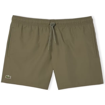 vaatteet Miehet Shortsit / Bermuda-shortsit Lacoste Quick Dry Swim Shorts - Vert Kaki Vihreä