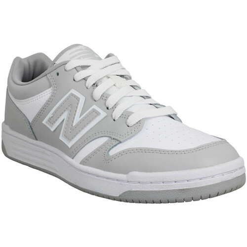 kengät Miehet Tennarit New Balance 480 Cuir Textile Homme Grey White Harmaa