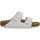 kengät Naiset Sandaalit Birkenstock Arizona Leve Suede Femme Antique White Valkoinen