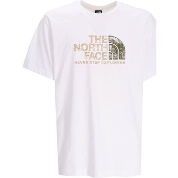vaatteet Miehet Lyhythihainen t-paita The North Face NF0A87NWFN41 Valkoinen