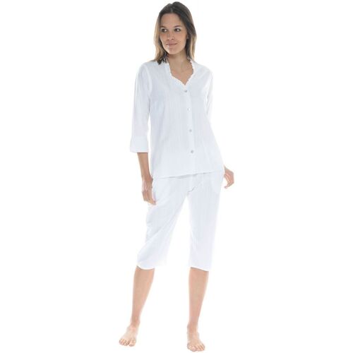 vaatteet Naiset pyjamat / yöpaidat Pilus HORTENSE Valkoinen