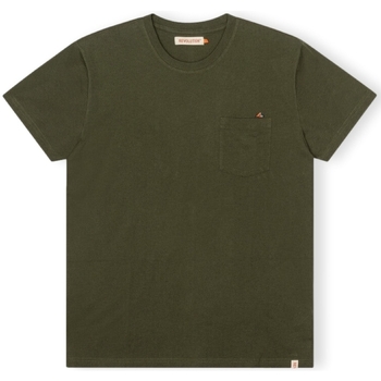 vaatteet Miehet T-paidat & Poolot Revolution T-Shirt Regular 1341 BOR - Army Vihreä