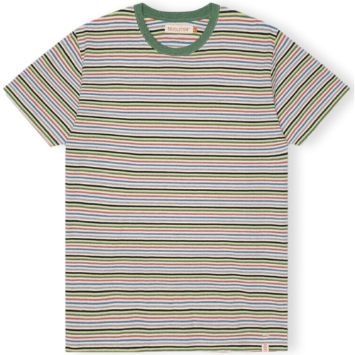 vaatteet Miehet T-paidat & Poolot Revolution T-Shirt Regular 1362 - Multi Monivärinen
