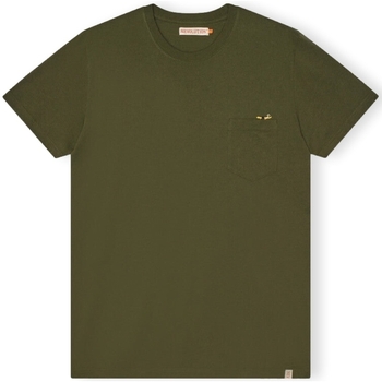 vaatteet Miehet T-paidat & Poolot Revolution T-Shirt Regular 1365 SLE - Army Vihreä