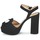 kengät Naiset Sandaalit ja avokkaat Moschino Cheap & CHIC CA1617 Musta