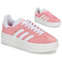 kengät Naiset Matalavartiset tennarit adidas Originals GAZELLE BOLD Vaaleanpunainen / Valkoinen