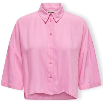 Only Noos Astrid Life Shirt 2/4 - Begonia Pink Vaaleanpunainen