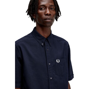 Fred Perry CAMISA HOMBRE OXFORD   M5503 Sininen