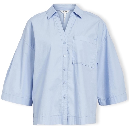 vaatteet Naiset Topit / Puserot Object Demi Shirt 3/4 - Brunnera Blue Sininen