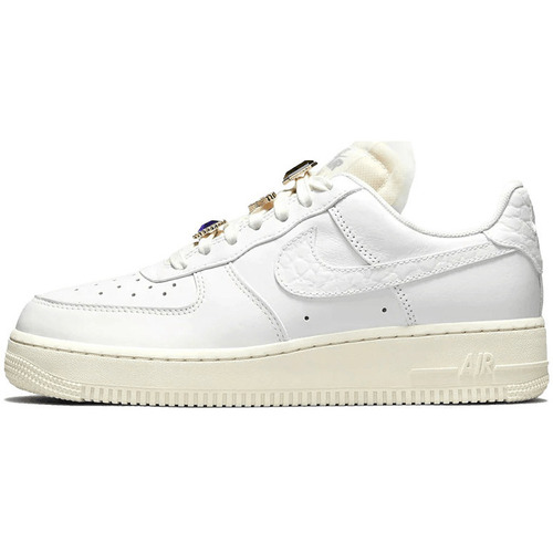 kengät Vaelluskengät Nike Air Force 1 Low Premium Jewels Valkoinen