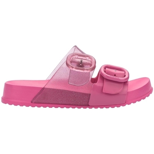 kengät Lapset Sandaalit ja avokkaat Melissa MINI  Kids Cozy Slide - Glitter Pink Vaaleanpunainen