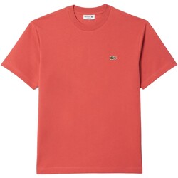 vaatteet Miehet Lyhythihainen t-paita Lacoste  Punainen