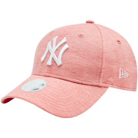 Asusteet / tarvikkeet Naiset Lippalakit New-Era Wmns Jersey Ess 9FORTY New York Yankees Cap Vaaleanpunainen