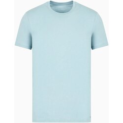 vaatteet Miehet Lyhythihainen t-paita EAX 8NZT74 ZJA5Z Sininen