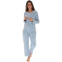 vaatteet Naiset pyjamat / yöpaidat Pilus ELINE Sininen