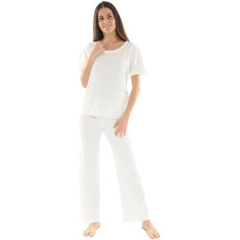 vaatteet Naiset pyjamat / yöpaidat Pilus ERIKA Valkoinen