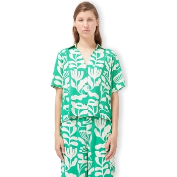 vaatteet Naiset Topit / Puserot Compania Fantastica COMPAÑIA FANTÁSTICA Shirt 43008 - Flowers Vihreä