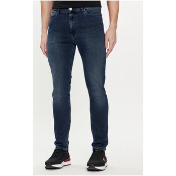 vaatteet Miehet Skinny-farkut Tommy Jeans DM0DM18753 Sininen