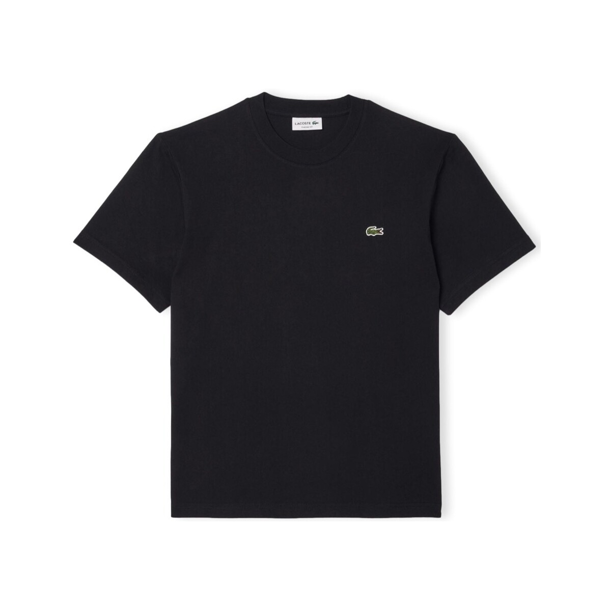 vaatteet Miehet T-paidat & Poolot Lacoste Classic Fit T-Shirt - Noir Musta