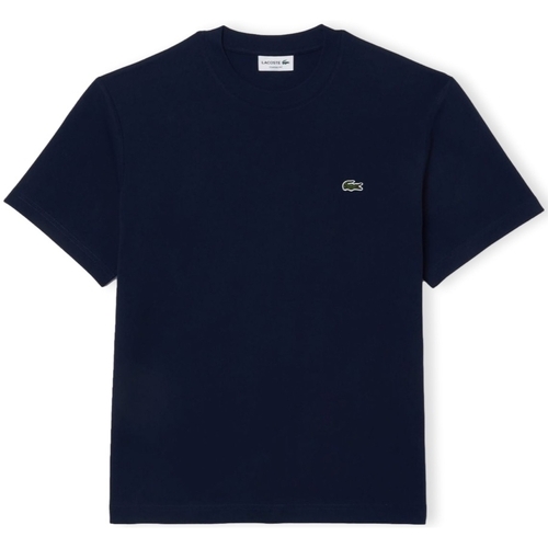 vaatteet Miehet T-paidat & Poolot Lacoste Classic Fit T-Shirt - Blue Marine Sininen
