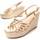 kengät Naiset Espadrillot Leindia 88501 Kulta