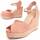 kengät Naiset Espadrillot Leindia 88506 Vaaleanpunainen