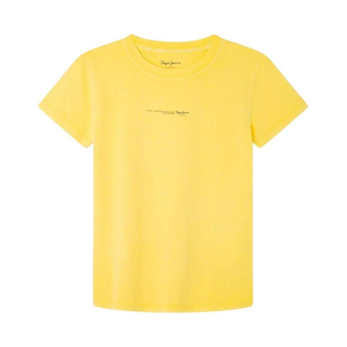 vaatteet Pojat Lyhythihainen t-paita Pepe jeans  Keltainen