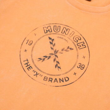 Munich T-shirt vintage Oranssi