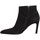 kengät Naiset Nilkkurit Freelance Forel 7 Low Zip Boot Velours Femme Noir Musta
