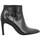 kengät Naiset Nilkkurit Freelance Forel 7 Low Zip Boot Cuir Lisse Femme Noir Musta