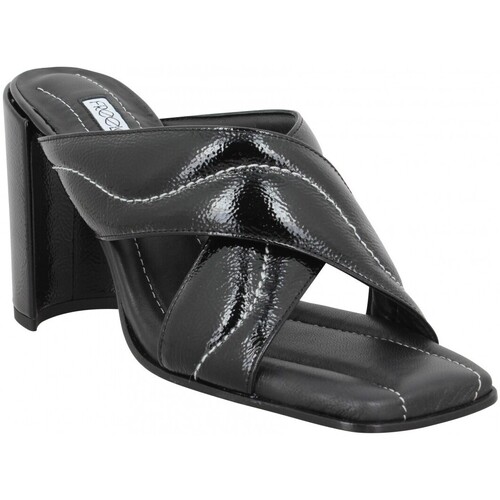 kengät Naiset Sandaalit ja avokkaat Freelance Bibi 85 Cuir Femme Noir Musta