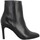 kengät Naiset Nilkkurit Freelance Stella 85 Cuir Lisse Brillant Femme Noir Musta