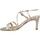 kengät Naiset Sandaalit ja avokkaat Freelance Bella 65 Cuir Metal Femme Champagne Beige