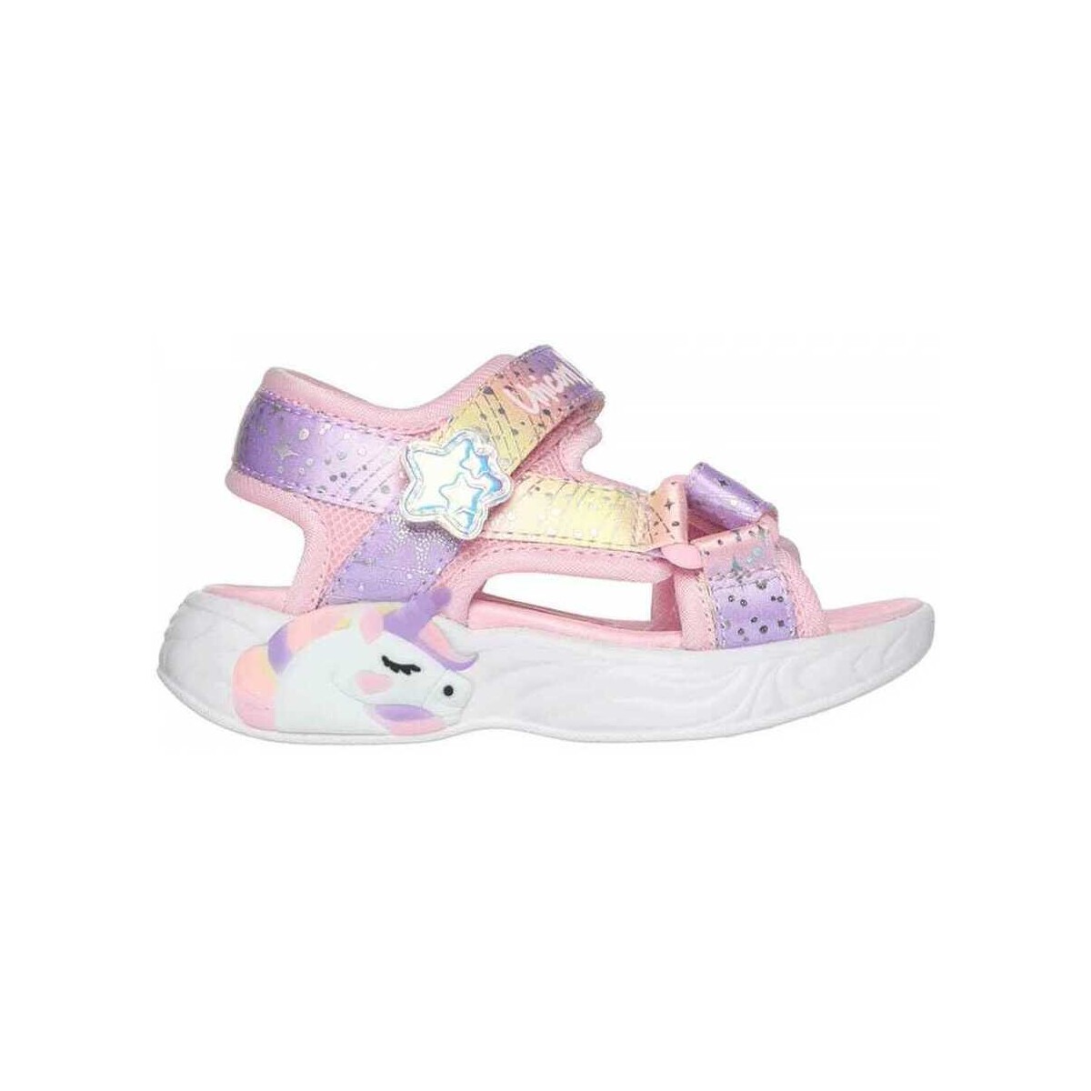 kengät Lapset Sandaalit ja avokkaat Skechers Unicorn dreams sandal - majes Vaaleanpunainen