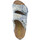 kengät Naiset Sandaalit ja avokkaat Colors of California Two buckle denim sandal Valkoinen
