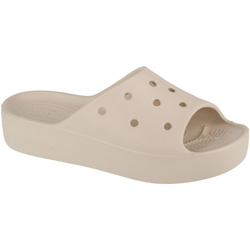 kengät Naiset Tossut Crocs Classic Platform Slide Harmaa