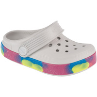 kengät Lapset Tossut Crocs Off Court Glitter Band Clog T Valkoinen
