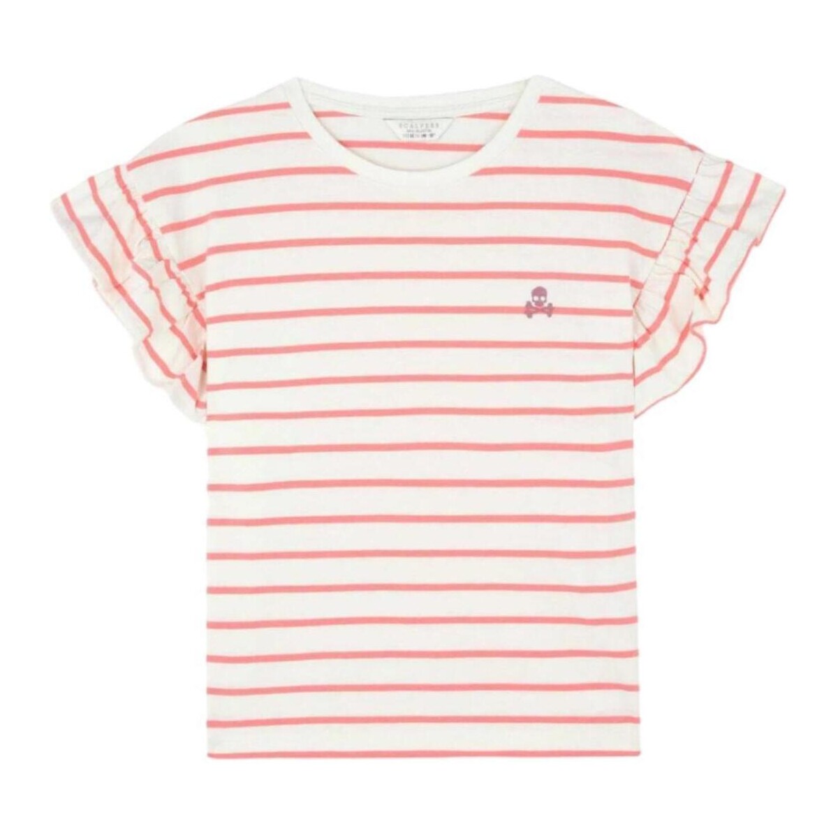 vaatteet Tytöt Lyhythihainen t-paita Scalpers  Vaaleanpunainen