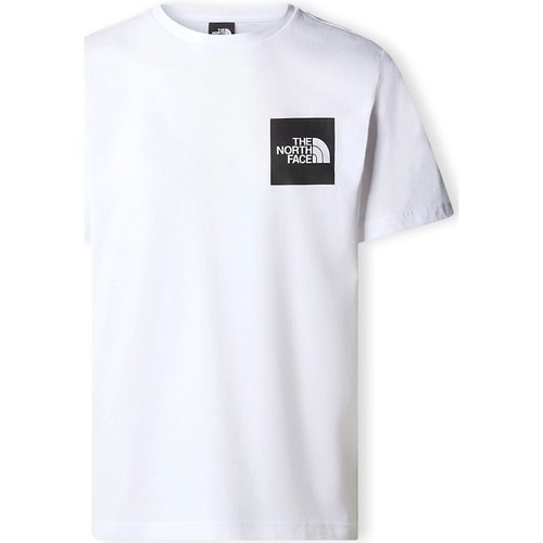 vaatteet Miehet T-paidat & Poolot The North Face Fine T-Shirt - White Valkoinen