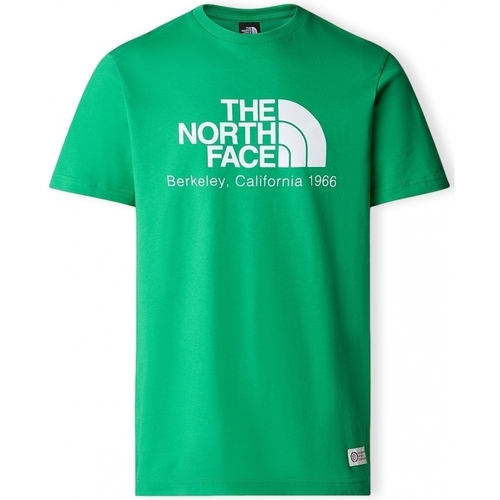 vaatteet Miehet T-paidat & Poolot The North Face Berkeley California T-Shirt - Optic Emerald Vihreä