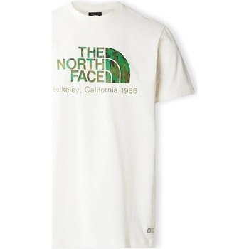 vaatteet Miehet T-paidat & Poolot The North Face Berkeley California T-Shirt - White Dune Valkoinen
